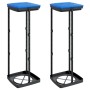 Soportes para bolsas de basura 2 uds PP negro y azul 120 L de vidaXL, Cubos de la basura y papeleras - Ref: Foro24-154980, Pr...