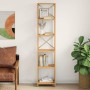 6-tier solid oak wood shelf 40x30x181 cm by vidaXL, Bookcases and shelves - Ref: Foro24-353817, Price: 152,01 €, Discount: %