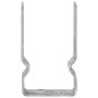 Fence anchors 6 pcs silver galvanized steel 8x6x15 cm by vidaXL, Spikes for anchoring in the ground - Ref: Foro24-145330, Pri...