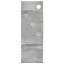 Anclajes de valla 6 uds acero galvanizado plateado 8x6x15 cm de vidaXL, Puntas para anclaje en el suelo - Ref: Foro24-145330,...