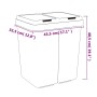 Double white trash can 2x25 L by vidaXL, Garbage cans and trash cans - Ref: Foro24-154981, Price: 61,02 €, Discount: %