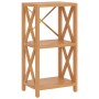 3-tier solid oak wood shelf 40x30x78 cm by vidaXL, Bookcases and shelves - Ref: Foro24-353814, Price: 78,84 €, Discount: %