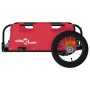 Remolque para bicicletas hierro y tela Oxford rojo de vidaXL, Remolques para bicicletas - Ref: Foro24-94160, Precio: 93,99 €,...