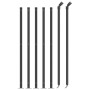 Wire fence with anthracite gray flange 0.8x10 m by vidaXL, fence panels - Ref: Foro24-153984, Price: 41,21 €, Discount: %