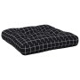 Cushion for pallets black checkered fabric 50x50x12 cm by vidaXL, Cushions for chairs and sofas - Ref: Foro24-360441, Price: ...