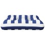 Cushion for pallets blue and white striped fabric 50x50x12 cm by vidaXL, Cushions for chairs and sofas - Ref: Foro24-360440, ...