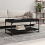 Mesa de centro madera de ingeniería negro 100x49x45 cm de vidaXL, Mesas de centro - Ref: Foro24-832803, Precio: 51,44 €, Desc...