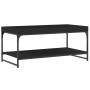 Mesa de centro madera de ingeniería negro 100x49x45 cm de vidaXL, Mesas de centro - Ref: Foro24-832803, Precio: 51,44 €, Desc...