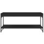 Mesa de centro madera de ingeniería negro 100x49x45 cm de vidaXL, Mesas de centro - Ref: Foro24-832803, Precio: 51,44 €, Desc...