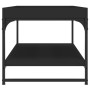 Mesa de centro madera de ingeniería negro 100x49x45 cm de vidaXL, Mesas de centro - Ref: Foro24-832803, Precio: 51,44 €, Desc...