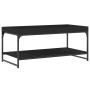 Mesa de centro madera de ingeniería negro 100x49x45 cm de vidaXL, Mesas de centro - Ref: Foro24-832803, Precio: 51,44 €, Desc...