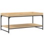 Mesa de centro madera de ingeniería roble Sonoma 100x49x45 cm de vidaXL, Mesas de centro - Ref: Foro24-832804, Precio: 49,40 ...