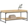 Mesa de centro madera de ingeniería roble Sonoma 100x49x45 cm de vidaXL, Mesas de centro - Ref: Foro24-832804, Precio: 49,40 ...