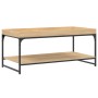 Mesa de centro madera de ingeniería roble Sonoma 100x49x45 cm de vidaXL, Mesas de centro - Ref: Foro24-832804, Precio: 49,40 ...