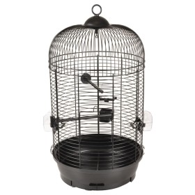 FLAMINGO Parakeet cage Sanna 2 black 34x34x67 cm by FLAMINGO, Feet and bird cages - Ref: Foro24-439678, Price: 97,99 €, Disco...