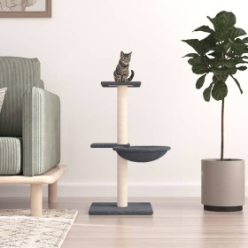 Katzenkratzbaum mit dunkelgrauen Sisalstämmen 72 cm von vidaXL, Katzenmöbel - Ref: Foro24-171770, Preis: 26,99 €, Rabatt: %