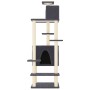 Cat scratching post with dark gray sisal posts 154 cm by vidaXL, Cat furniture - Ref: Foro24-171773, Price: 72,13 €, Discount: %