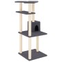 Cat scratching post with dark gray sisal posts 123 cm by vidaXL, Cat furniture - Ref: Foro24-171785, Price: 48,04 €, Discount: %