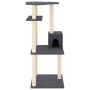 Cat scratching post with dark gray sisal posts 123 cm by vidaXL, Cat furniture - Ref: Foro24-171785, Price: 48,04 €, Discount: %