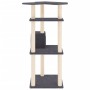 Cat scratching post with dark gray sisal posts 123 cm by vidaXL, Cat furniture - Ref: Foro24-171785, Price: 48,04 €, Discount: %