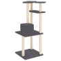 Cat scratching post with dark gray sisal posts 123 cm by vidaXL, Cat furniture - Ref: Foro24-171785, Price: 48,04 €, Discount: %