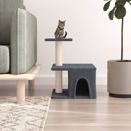 Cat scratching post with dark gray sisal posts 48 cm by vidaXL, Cat furniture - Ref: Foro24-171788, Price: 29,99 €, Discount: %