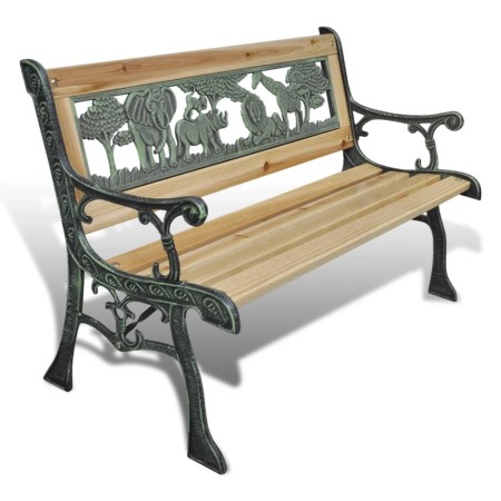 Banco de jardín para niños madera 84 cm de vidaXL, Bancos de jardín - Ref: Foro24-41013, Precio: 63,25 €, Descuento: %