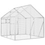 Silver aluminum birdhouse 1.79x2x1.85 m by vidaXL, Feet and bird cages - Ref: Foro24-3155795, Price: 404,99 €, Discount: %