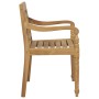 Batavia chairs 4 units solid teak wood by vidaXL, Garden chairs - Ref: Foro24-3073292, Price: 453,59 €, Discount: %