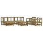 7-piece garden furniture set with impregnated pine wood cushions by vidaXL, Garden sets - Ref: Foro24-3185814, Price: 567,60 ...