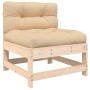 6-piece garden furniture set and solid wood cushions by vidaXL, Garden sets - Ref: Foro24-3185906, Price: 466,10 €, Discount: %