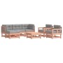 Garden furniture set 7 pieces with cushions made of Douglas fir wood by vidaXL, Garden sets - Ref: Foro24-3185813, Price: 555...