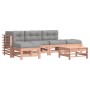 6-piece garden furniture set with Douglas fir wood cushions by vidaXL, Garden sets - Ref: Foro24-3185918, Price: 486,76 €, Di...