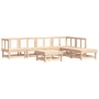 7-teiliges Gartenmöbel-Set und Massivholzkissen von vidaXL, Gartensets - Ref: Foro24-3185955, Preis: 538,63 €, Rabatt: %