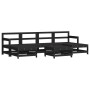 Garden furniture set 7 pieces and black solid wood cushions by vidaXL, Garden sets - Ref: Foro24-3185945, Price: 578,92 €, Di...