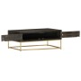 Solid black and gold mango wood coffee table 90x50x35cm by vidaXL, Coffee table - Ref: Foro24-286515, Price: 258,29 €, Discou...