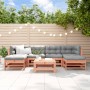 7-piece garden furniture set with Douglas fir wood cushions by vidaXL, Garden sets - Ref: Foro24-3185953, Price: 584,96 €, Di...