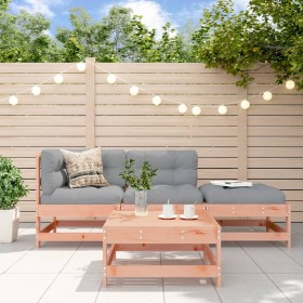 4-piece garden furniture set with Douglas fir wood cushions by vidaXL, Garden sets - Ref: Foro24-3186030, Price: 372,78 €, Di...