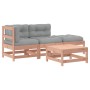 4-piece garden furniture set with Douglas fir wood cushions by vidaXL, Garden sets - Ref: Foro24-3186030, Price: 372,99 €, Di...