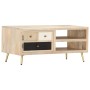 Mesa de centro de madera maciza de mango 90x45x40cm de vidaXL, Mesas de centro - Ref: Foro24-286523, Precio: 237,92 €, Descue...