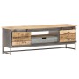 Solid mango wood TV cabinet 120x30x40 cm by vidaXL, TV Furniture - Ref: Foro24-286533, Price: 260,27 €, Discount: %