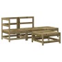 Garden furniture set 4 pieces and cushions made of impregnated pine wood by vidaXL, Garden sets - Ref: Foro24-3186031, Price:...