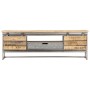 Solid mango wood TV cabinet 120x30x40 cm by vidaXL, TV Furniture - Ref: Foro24-286533, Price: 260,99 €, Discount: %