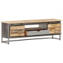 Solid mango wood TV cabinet 120x30x40 cm by vidaXL, TV Furniture - Ref: Foro24-286533, Price: 260,99 €, Discount: %