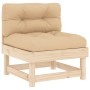 5-piece garden furniture set and solid wood cushions by vidaXL, Garden sets - Ref: Foro24-3186039, Price: 394,99 €, Discount: %