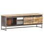 Solid mango wood TV cabinet 120x30x40 cm by vidaXL, TV Furniture - Ref: Foro24-286533, Price: 260,99 €, Discount: %