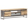 Solid mango wood TV cabinet 120x30x40 cm by vidaXL, TV Furniture - Ref: Foro24-286533, Price: 260,99 €, Discount: %