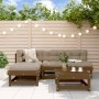 Garden furniture set 5 pieces and honey brown solid wood cushions by vidaXL, Garden sets - Ref: Foro24-3186042, Price: 440,04...