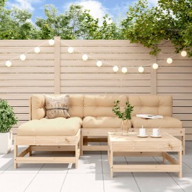 5-piece garden furniture set with solid wood cushions by vidaXL, Garden sets - Ref: Foro24-3186046, Price: 398,99 €, Discount: %