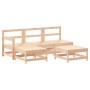 5-piece garden furniture set and solid wood cushions by vidaXL, Garden sets - Ref: Foro24-3186060, Price: 414,96 €, Discount: %